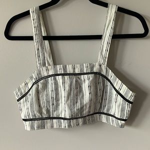 Linen Crop Top